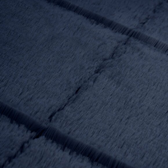 Hotel Style Luxurious Navy Blue Memory Foam Bathmat 27" X 18" Non-Slip - Picture 5 of 7